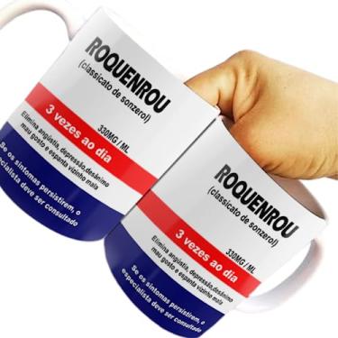 Imagem de Caneca Remédios Engraçados Roquenrou