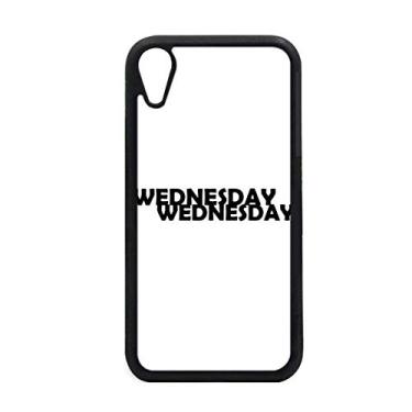 Imagem de Capa com personagens elegantes quarta-feira para iPhone XR para proteção de telefone Apple