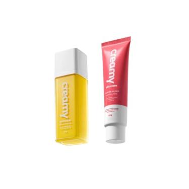 Imagem de Kit Creamy 30ml Ácido Lático 5% Aha e Niacinamida + Creamy Gel 40g Creme Hidratante Calming
