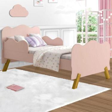 Imagem de Cama Infantil Feminina Rosê - Vj Móveis (Cambel)