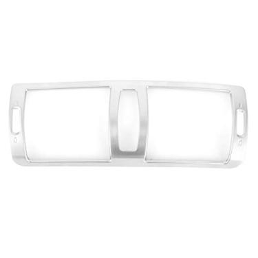 Imagem de Acouto Controle central de ar condicionado para ventilação de ar condicionado capa de moldura de ventilação de ar acabamento decoração interior de carro apto para 1 série E81 Hatchback 2007 a 2011