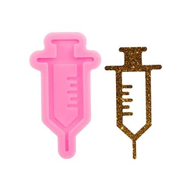 Imagem de Angel Wings Molde de silicone em forma de seringa brilhante para resina epóxi DIY artesanato bolo fondant chocolate pasta de açúcar artesanato moldes de silicone