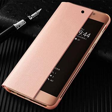Imagem de Capa flip de couro para Huawei P30 P40 Pro P20 Mate 20 Lite X 10 P10 Plus Mate20 P50 P 30 40 P30pro P20pro Mate20pro, ouro rosa, para Huawei Mate 30 Pro