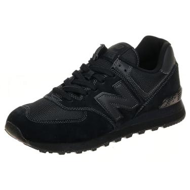 Imagem de New Balance Tênis masculino 574 Core, Preto/preto, 42