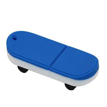 Imagem de 32GB Modelo de Skate Azul USB Flash Drive Pen Drive USB Flash Drives USB Stick Cartão de Memória Flash Disk Drive USB