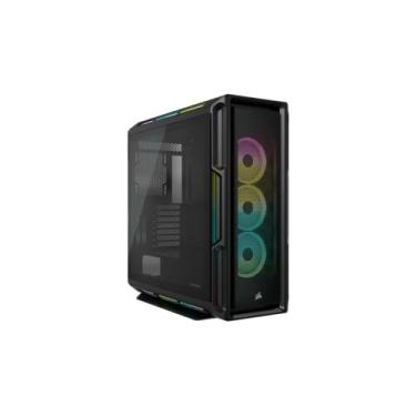 Imagem de Gabinete Gamer Corsair 5000T, Mid Tower, LED RGB, ATX, Lateral em Vidro, Temperado Preto - CC-9011230-WW
