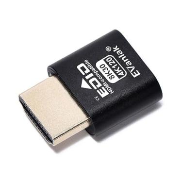Imagem de Adaptador fictício HDMI 8K 30Hz 4K 120Hz – Emulador de monitor de alta resolução Edid | Suporta HDMI 2.1, simula ideal para testes de GPU, servidores sem cabeça, operações de desktop remoto-1P
