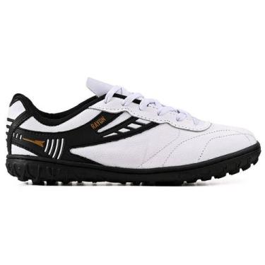 Imagem de Chuteira Futebol Society Profissional Masculina em Couro Para Grama Si