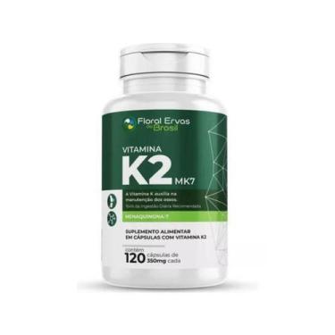 Imagem de Vitamina K2 Mk7 Menaquinona-7 120 Caps 350mg - Floral Ervas - Floral E