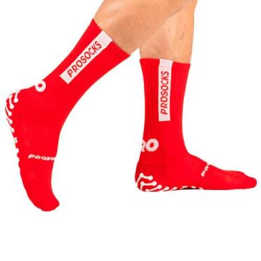 Imagem de Meia de Futebol ProSocks UltraGrip Vermelho, Vermelho, G