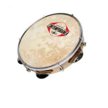 Imagem de Pandeiro Contemporânea Couro 10 Polegadas 20C - Contemporênea