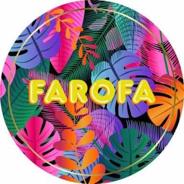 Imagem de Painel de Tecido Sublimado Redondo Temas Tropical Balada c/ Elástico 1