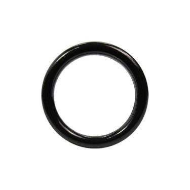 Imagem de Argola Para Cortina Artesanato 4cm De Plástico Preto Com 10 Unidades -