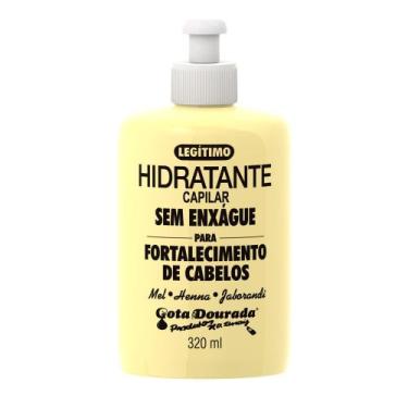 Imagem de Hidratante Capilar Gota Dourada Sem Enxágue para o Fortalecimento de C