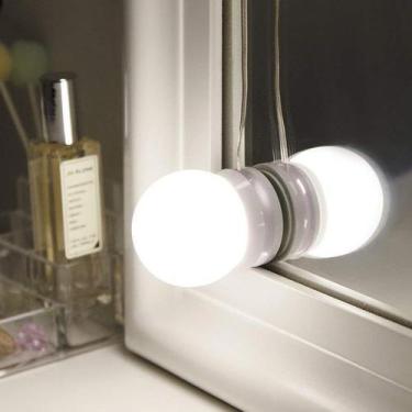 Imagem de Luz Para Espelhos 3 Cores Led Usb Iluminação Camarim 10 Lampadas Exclu