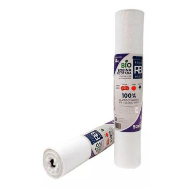 Imagem de Fardo 6 Bobina Plástica Picotada Fundo Reto 50x80 P/14kg - Rolls Bags