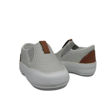 Imagem de Sapatinho de Bebe Tenis Iate Masculino Infantil Menino RN Maninhos Bab