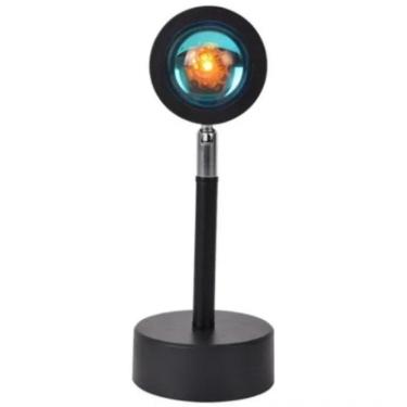 Imagem de Luminária Por Do Sol Luz Noturna Projetor Led Sunset