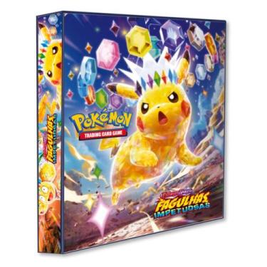 Imagem de Álbum Pasta Fichário Pokemon Escarlate e Violeta Fagulhas Impetuosas C