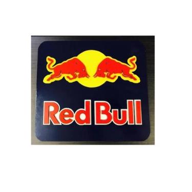 Imagem de Placa Decorativa Quadro Entalhado Em Madeira Red Bull - Casa Nobre
