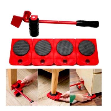 Imagem de Levantador Movedor Fácil Suporte Transportador de Moveis Pesados Com R