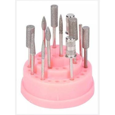Imagem de Suporte 48  Brocas P Lixadeiras Elétricas Unhas Nail Acrige - Mr Venda