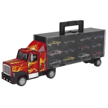 Imagem de Carreta Cegonha Com 12 Carrinhos 7304 - Braskit