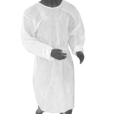 Imagem de Avental TNT Branco Descartável Venus - Montserrat Comercial Imp e Exp.