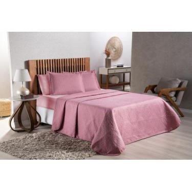Imagem de Cobreleito Cama de Casal Padrão 2,00m x 2,20m (Várias Cores) - 115 - L