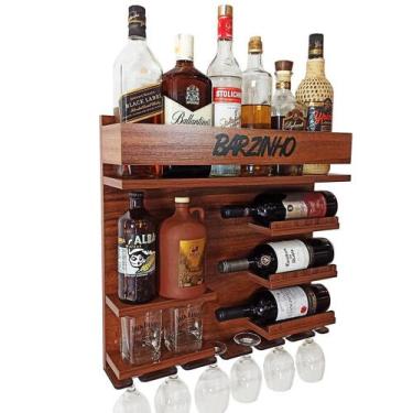Imagem de Barzinho De Parede Com Adega Whisky Bacardi Gin Barzinho Im - Co2Beer