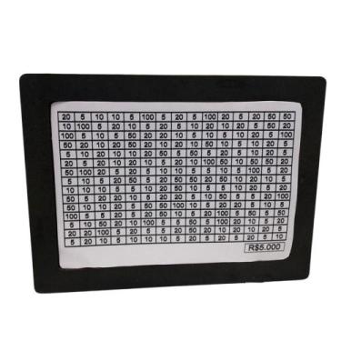 Imagem de Woodbox Cofre Em MDF Guarde 5 Mil Método Kakeibo - Cores - MV Utilidad