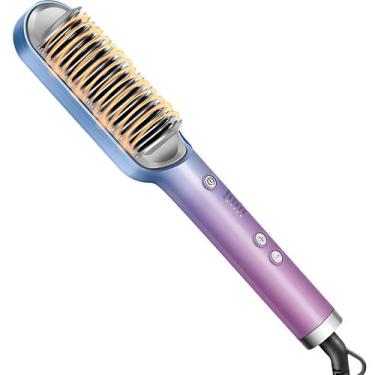 Imagem de Escova Alisadora Juliette Mondial Azul/rosa Ea-ju-03 Bivolt Escova Par