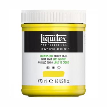 Imagem de Tinta Acrílica Cadmium Free Yellow Light Heavy Body 473ml - Liquitex