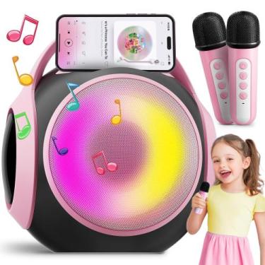 Imagem de Máquina de Karaokê VigorFun All Rounder com 2 Microfones Bluetooth - R