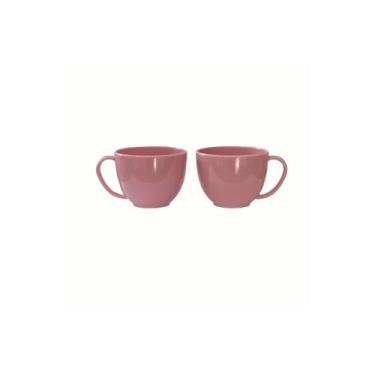 Imagem de Kit 4 Xícaras Acrílicas Café Cappuccino Chá 180ml Cores - Qualipas, Ro