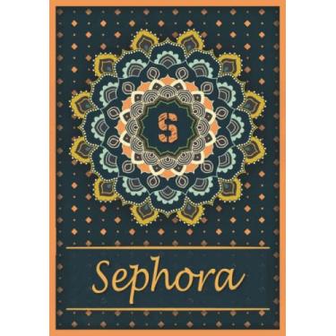 Imagem de Sephora: Carnet de notes A5 | Prénom personnalisé Sephora | Monogramme S | Cadeau d'anniversaire pour fille, femme, maman, copine, sœur | Mandala | 120 pages lignée, Petit Format A5 (14.8 x 21 cm)