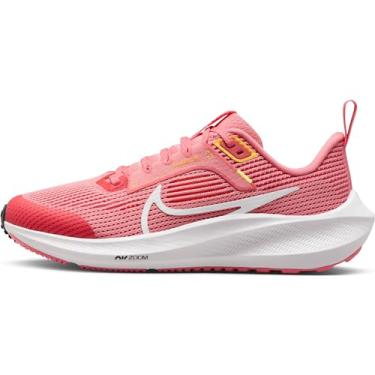 Imagem de Nike Meias infantis unissex Air Zoom Pegasus 40 GS, Chalk Coral Pulse White Citron, 36.5 EU