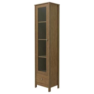 Imagem de Cristaleira 1 Porta Vidro 1 Gaveta 180x43 cm E962 Diamond Dtall - Mila