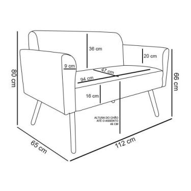Imagem de Namoradeira Elisa Linho Grafite A26 Castanho - DROSSI
