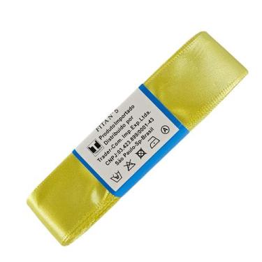 Imagem de Fita de Cetim Trader 22mm N5 com 10 Metros, COR 150 VERDE LIMAO, 10 Me