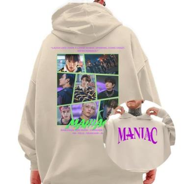 Imagem de Moletom Blusa De Frio Skz Stray Kids Maniac Album Grupo Kpop - Abstrac