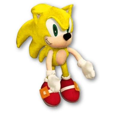 Imagem de Sonic De Pelúcia Diversas Cores Ouriço 50 cm - R.B VARIEDADES, Amarelo