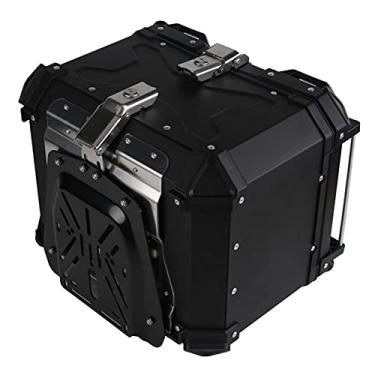 Imagem de Mala de viagem de motocicleta 45L-65L universal porta-malas traseira para armazenamento capa de ferramentas à prova d'água para capacete (45L)