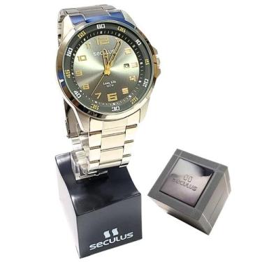 Imagem de Relógio Seculus Masculino Analógico Long Life 44011G0SVNA2