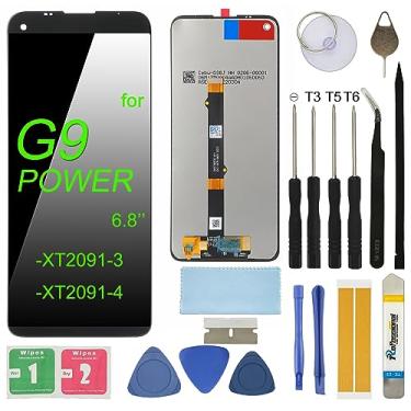 Imagem de Substituição de tela para Motorola Moto G9 Power XT2091-3 XT2091-4 17.3 cm Display LCD Touch Screen Digitalizador com ferramentas