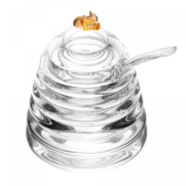 Imagem de Açucareiro de Cristal Ecológico Little Bee 9cm x 9cm x 9,5cm