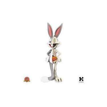 Imagem de Boneco Looney Tunes Pernalonga Bugs Bunny Xxray - Mighty Jaxx