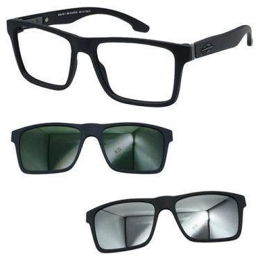 Imagem de Oculos Mormaii Swap NG 2 6153 AFE com 2 Clipon G15 e Prata, G15, Prata