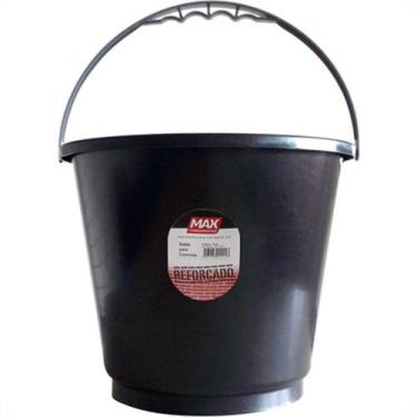 Imagem de Balde Pvc Max Preto 12L - MAX FERRAMENTAS