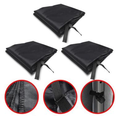 Imagem de 3 Laterais de Fechamento Removível Para Tenda Gazebo 3x3 - BRN COMMERC